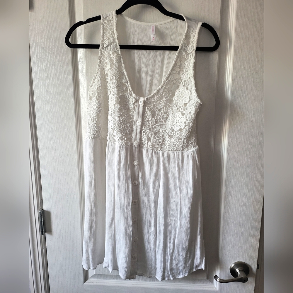 White Xhiliration Medium Sundress
